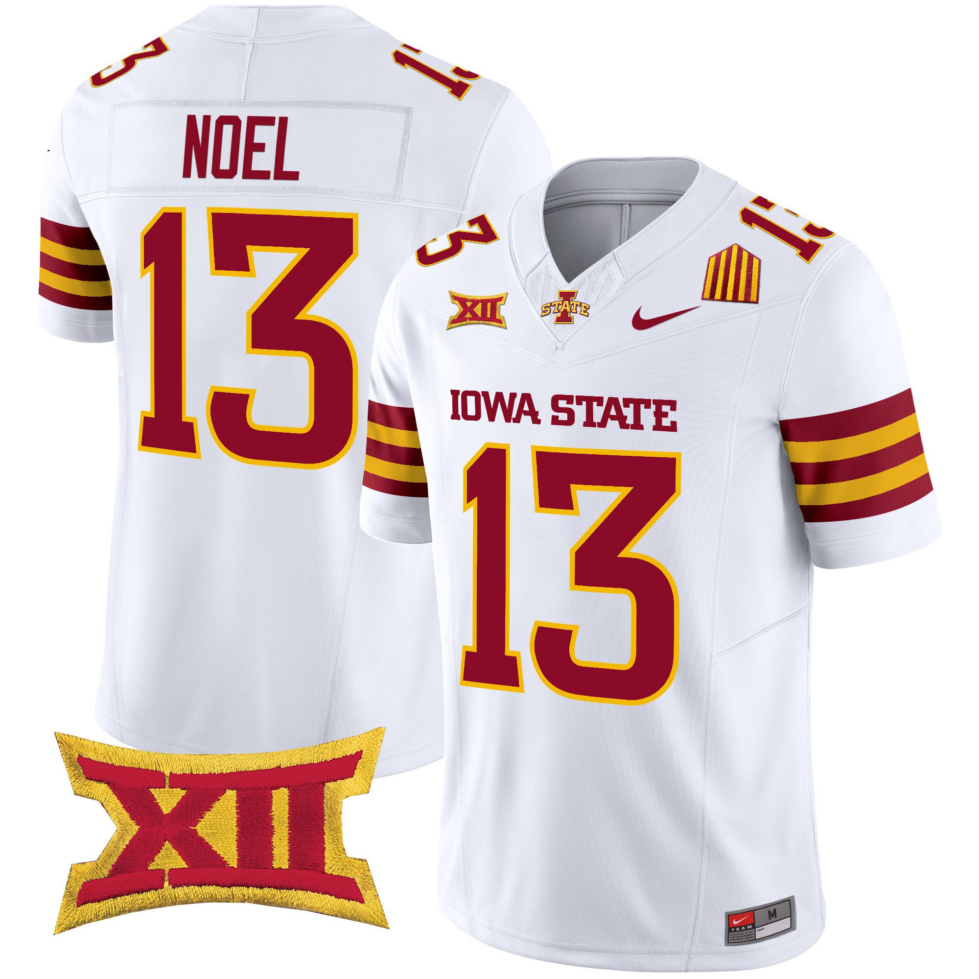 Men Iowa State Cyclones #13 Noel White Nike 2024 Vapor Limited NCAA Jersey